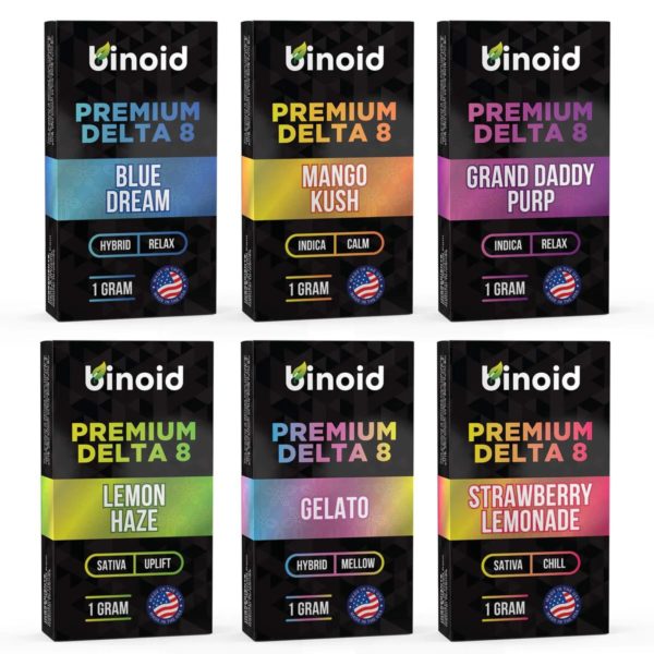 Binoid Delta 8 THC Vape Cartridges – Bundle – Psychedelic Pool